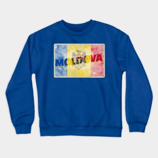 Moldova Vintage style retro souvenir Crewneck Sweatshirt